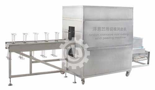 Onion Concave Cutting Peeling Machine