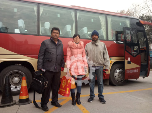 The Customer Visited Our Spice Powder Machine Factory